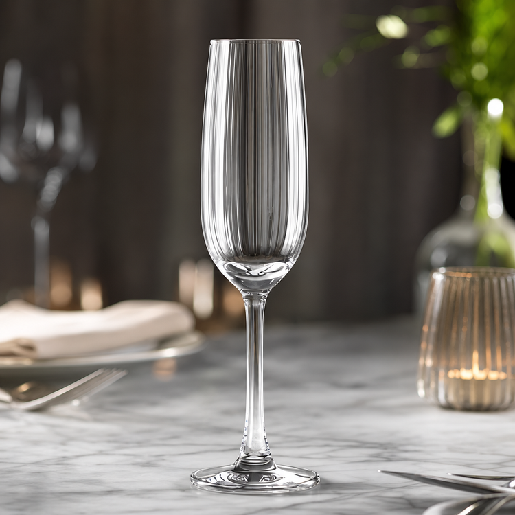 Product image #3 for Ocean Madison Stripe Stemmed Champagne Flute, 7-1/8 oz.