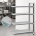 Thumbnail image #3 for Cambro Camshelving Elements XTRA 4-Shelf Solid Stationary Add-On Shelving Unit, 21 x 36 x 72 Inches, Speckled Gray