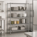 Thumbnail image #3 for Metro Super Erecta SE-214263K4-S-4 42W x 21D x 63H Stationary Starter Wire Shelving Unit, 4 Shelves, Gray Epoxy Finish