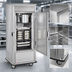 Thumbnail image #3 for Mobile GN Freezer with Stainless Steel Construction, 1 Solid Door, 3 Adjustable Shelves, and Bottom-Mounted Compressor
