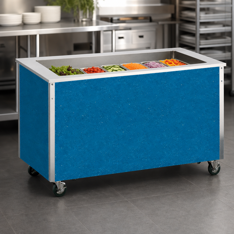 Product image #4 for Vollrath 4-Series Signature Server Non-Refrigerated Cold Station with Stainless Steel Countertops, 88-Inch x 28-Inch, 6-Pan, 34-Inch High