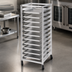 Thumbnail image #3 for Advance Tabco Full-Height Universal Aluminum Pan Rack, 12-Pan Capacity