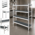 Thumbnail image #3 for Fermostock 4-Tier Stationary Polymer Shelving Starter Unit, 35W x 18D x 71H