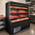 Thumbnail image #3 for Howard-McCray 32E Series 98-Inch Meat Open Front Merchandiser with Remote Refrigeration, Black, LED