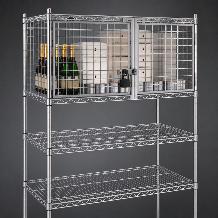 Product image #3 for EagleGard 30"W x 24"D Security Enclosure Kit with Hinged Doors