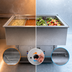 Thumbnail image #3 for Atlas Metal RM-HP-2 2-Pan Hot/Cold Drop-In Food Well with Self-Contained Refrigeration
