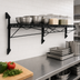 Thumbnail image #3 for Quantum Cantilever Single-Shelf Wall-Mount Wire Shelving Unit, 42 x 14 Inch, Black Epoxy