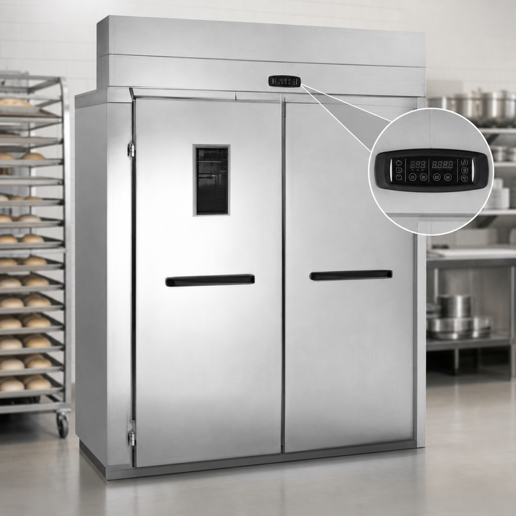Product image #3 for Baxter RPW2E Double Wide Roll-In Retarder/Proofer Cabinet, 40.5" Deep, With Floor