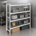 Thumbnail image #3 for Fermostock 4-Tier Starter Polymer Shelving Unit, 64