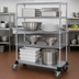 Thumbnail image #3 for Quantum 4-Shelf Mobile Wire Shelving Cart, 36