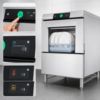 Thumbnail image #3 for Hobart Warewash - Stationary LXGNR-30 High-Temperature Undercounter Glasswasher/Dishwasher, Electric Booster, Energy Recovery, 20 x 20 Rack