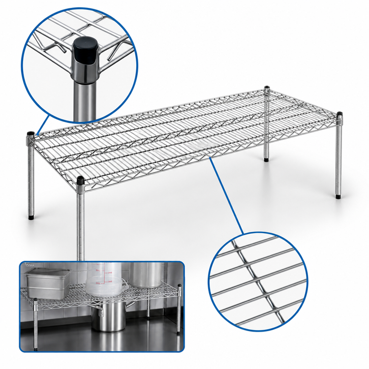 Product image #3 for EAGLEbrite Zinc Wire Dunnage Platform with QuadTruss Design, 36 x 18 Inches, 14-Inch Posts, 600 lb Capacity