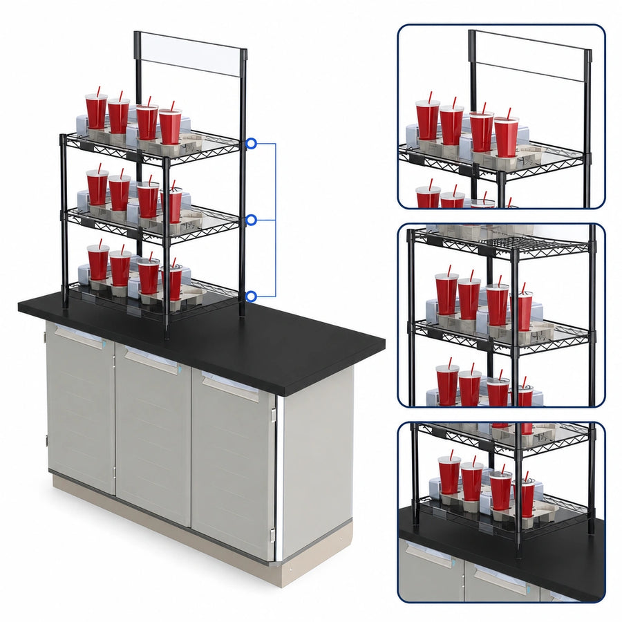 Three Shelf Layout