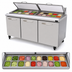 Thumbnail image #3 for Kool-It Signature 72-Inch 3-Section Mega Top Sandwich/Salad Prep Table Refrigerator