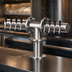 Thumbnail image #3 for Perlick 4061-10 Glycol Cooled 10-Faucet T-Shape Brew Pipe Beer Tower