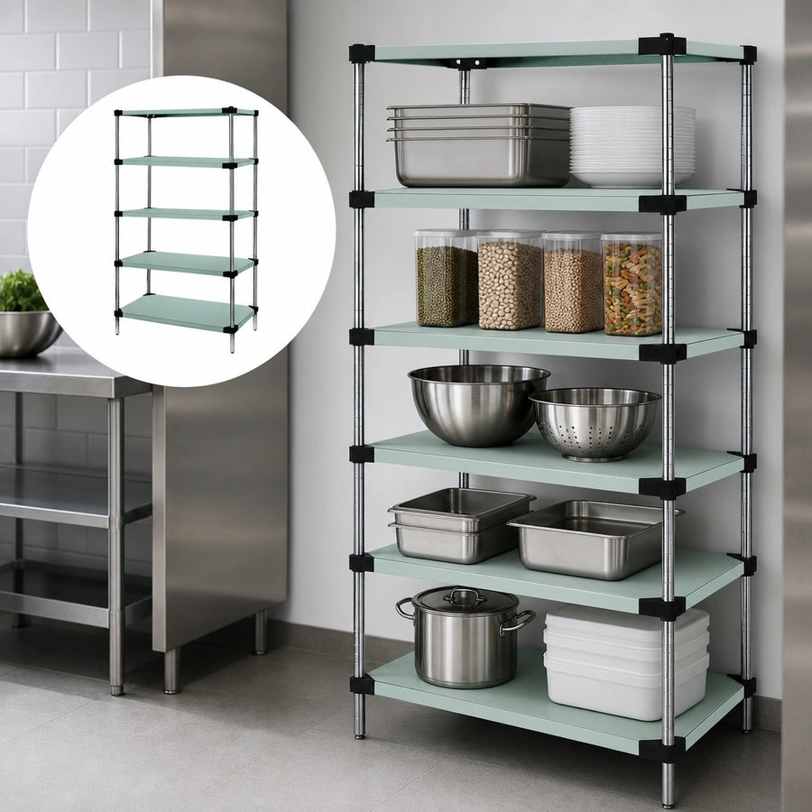 5 Solid Shelves