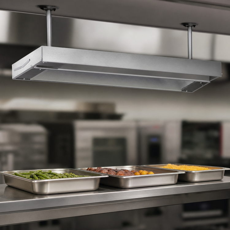 Product image #3 for RedHots 54-Inch Single Unlighted Strip Heat Lamp with Remote, 120V