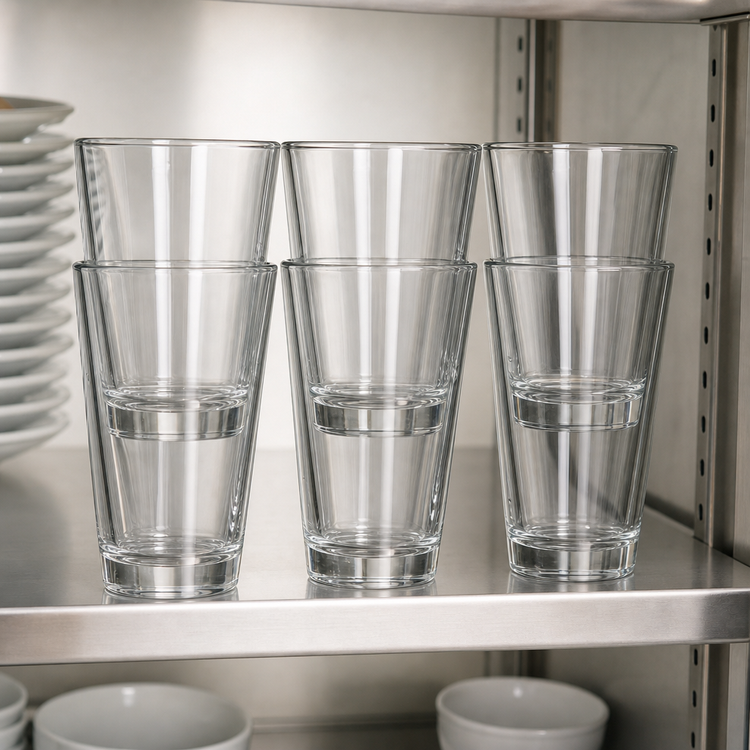 Product image #3 for Anchor Hocking Stackables 16 oz Clear Stackable Cooler Glass