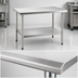 Thumbnail image #3 for Eagle Group Deluxe Series Stainless Steel Work Table with Adjustable Undershelf, 72 x 36 Inches
