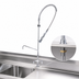 Thumbnail image #3 for EasyInstall Single Hole Deck-Mount Pre-Rinse Add-On Faucet with 12-Inch Swing Nozzle and 1.07 GPM Spray Valve