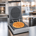 Thumbnail image #3 for Hatco RWM-1B Countertop Electric Single Round Belgian Waffle Maker, 7-Inch x 1-Inch Thick Waffles
