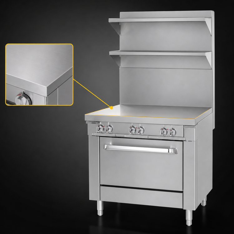 Product image #3 for Southbend Platinum Heavy Duty Spreader Cabinet with 12-Inch Solid Top, Cabinet Base, and 6-Inch Legs