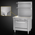 Thumbnail image #3 for Southbend Platinum Heavy Duty Spreader Cabinet with 12-Inch Solid Top, Cabinet Base, and 6-Inch Legs