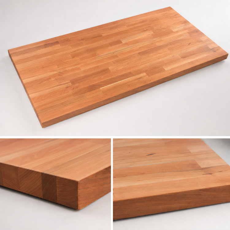 Product image #3 for John Boos Boos Block 96-Inch x 27-Inch American Cherry Wood Kitchen Countertop, 1-1/2-Inch Thick, Flat No-Backsplash