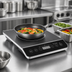 Thumbnail image #3 for Commercial Single Burner Countertop Induction Cooker with 11-1/2 x 11-1/2 Inch Cooking Surface