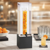 Thumbnail image #3 for Cal-Mil Midnight Bamboo 3-Gallon Square Beverage Dispenser with Ice Chamber and Drip Tray