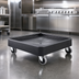 Thumbnail image #3 for Cateraide™ Black Polyethylene Handle-Free Platform Pan Carrier Dolly