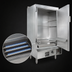 Thumbnail image #3 for MasterRange 30-Inch Propane Gas Smokehouse with Left-Hinged Door and Standard Galvanized Exterior