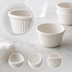 Thumbnail image #3 for American Metalcraft White Fluted Melamine Ramekin, 4 oz., 3-1/4 Inch Dia. x 2 Inch H