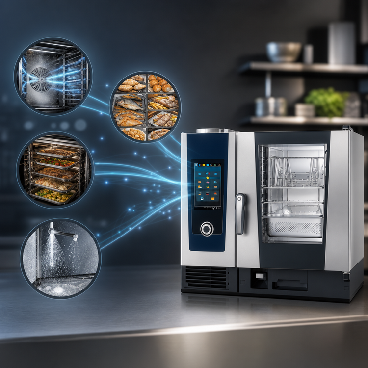 Product image #3 for RATIONAL iCombi Pro 6-Half Size Electric Countertop Combi Oven, 208/240V, 3-Phase
