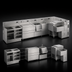 Thumbnail image #3 for Perlick Top Shelf Modular Bar System 6-Inch Bar Structure Section