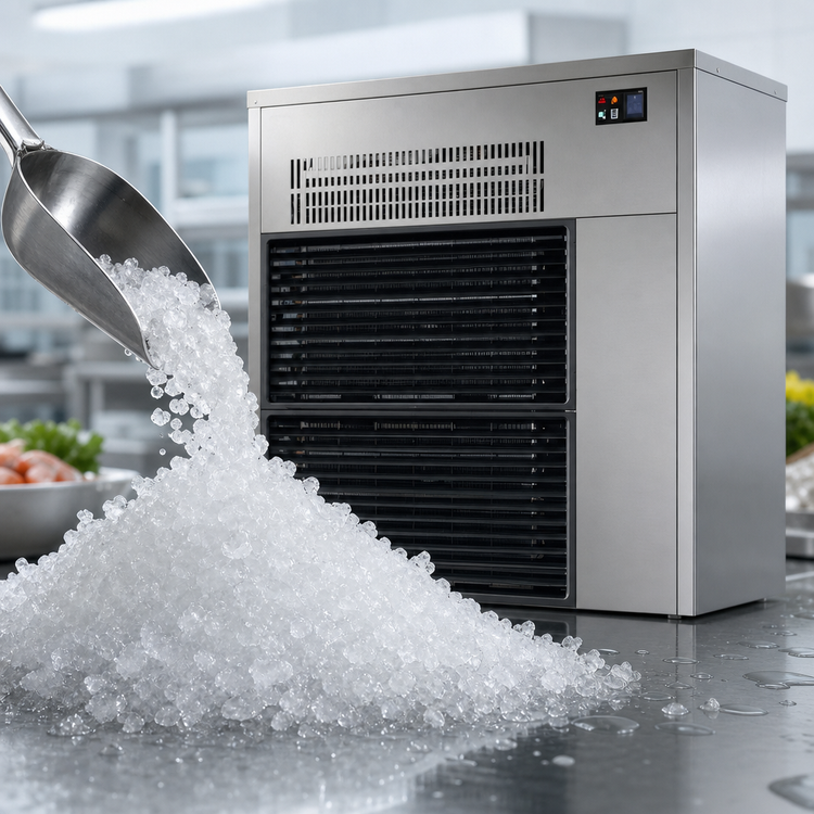 Product image #3 for ICE QUEEN IQ 1300 Modular Granular Ice Machine with Self-Contained Condenser