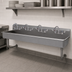 Thumbnail image #3 for Advance Tabco 80-Inch Wall-Mounted Multiwash Hand Wash Sink with 4 Faucets, 304 Stainless Steel