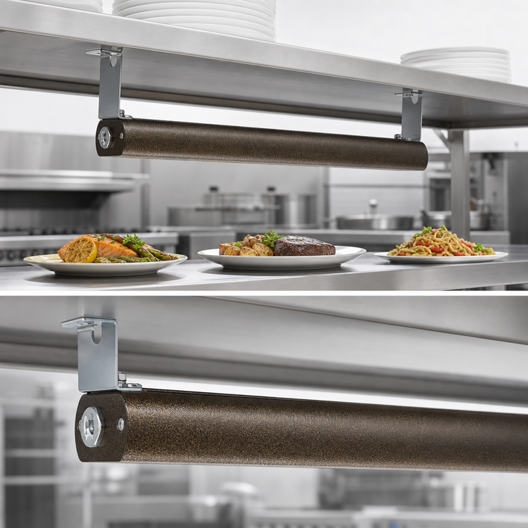 Product image #3 for Vollrath 48-Inch Low Profile Unlighted Strip Heat Lamp with Remote Infinite Switch