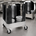 Thumbnail image #3 for Cres Cor Poker Chip Style 4-Section Aluminum Dish Dolly for 11-1/2 to 13 Inch Dishes