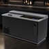 Thumbnail image #3 for Beverage Air Frosty Brew 65-Inch Horizontal Deep Well Bottle Cooler with Sliding Lids, 18.5 Cu. Ft., Black Painted Steel