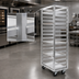 Thumbnail image #3 for Panco Full-Height Mobile Side-Load Aluminum Oven Rack for 12 Full-Size Sheet Pans