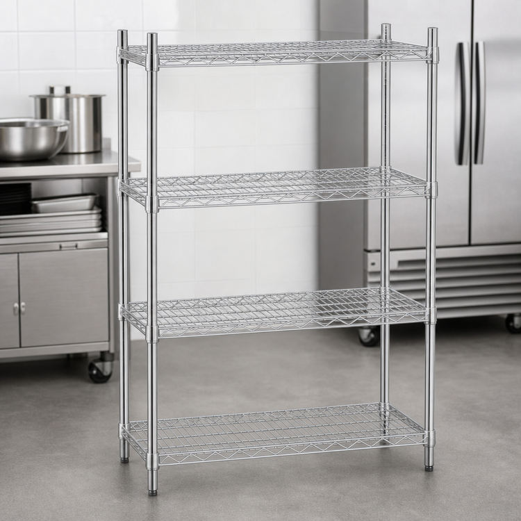 Product image #3 for Advance Tabco Special Value Series Heavy-Duty Chrome-Plated Wire Shelf, 48 Inch x 18 Inch