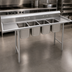 Thumbnail image #3 for Eagle Group 314 Series Four-Compartment Stainless Steel Sink with 18 Inch Left Drainboard