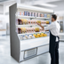 Thumbnail image #3 for Howard-McCray 32E Series 98-Inch Dairy Open Merchandiser, Open Front, Self-Contained Refrigeration