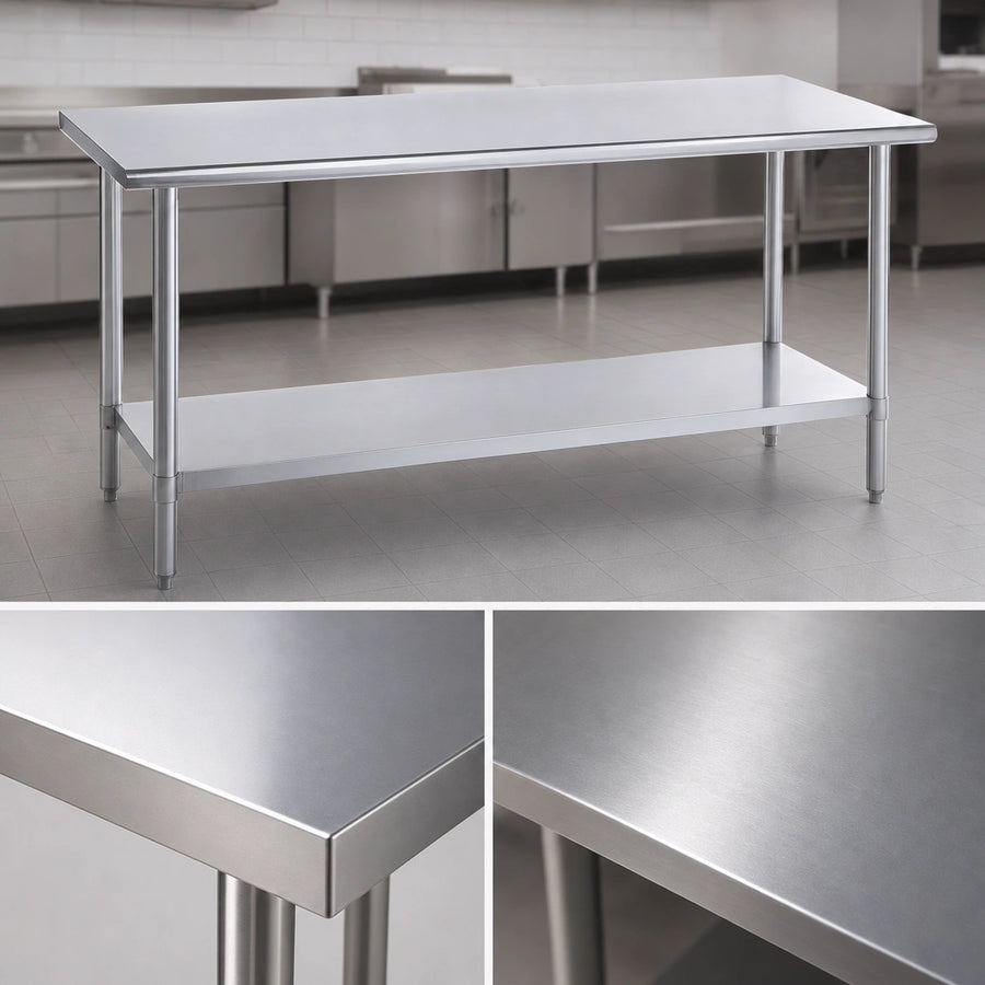 14-Gauge 300-Series Stainless Steel Top