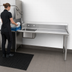 Thumbnail image #3 for Advance Tabco Right-Hand Straight Soil Dishtable with Pre-Rinse Sink, 59-Inch, 16 Gauge 304 Stainless Steel