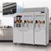 Thumbnail image #3 for Turbo Air PRO Series 3-Section Glass & Solid Half-Door Reach-In Refrigerator, 74.78 Cu. Ft., Top Mount Self-Contained, 115V