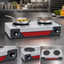 Thumbnail image #3 for Nemco 24-1/8-Inch Countertop Electric Horizontal Double Burner Hot Plate