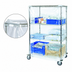 Thumbnail image #3 for Quantum Wire Cart Cover for 24 x 36 x 63 Inch Carts, 10 Gauge Clear Vinyl with Velcro Flap