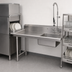 Thumbnail image #3 for John Boos 36-Inch Pro-Bowl Soiled Straight Stainless Steel Dishtable with 20